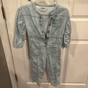 Old Navy Chambray jumpsuit 4T